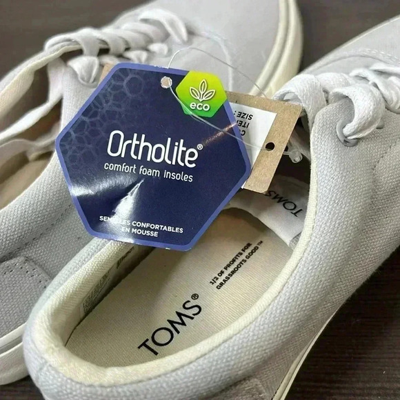 NWT! TOMS Alpargata Fenix Lace Up Size W8.5 - Picture 8 of 10